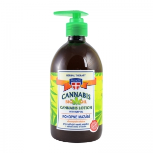 Cannabis Massage Gel with Pump 500ml - CBD & Hemp Products | Hemp Trade Market